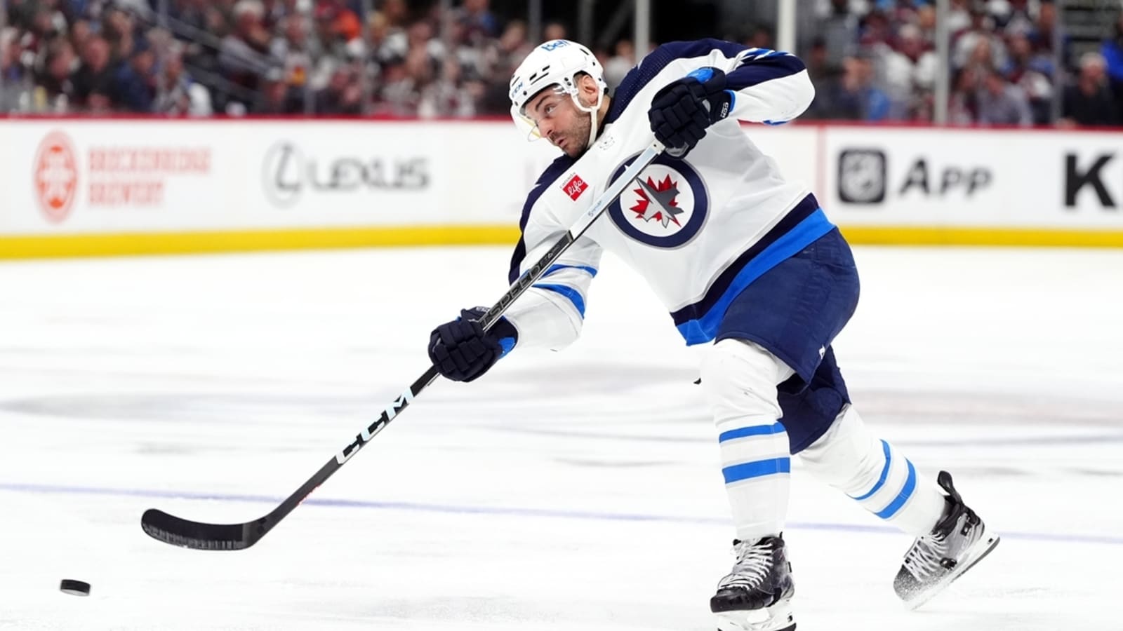 Jets out to recover from first loss, visit Red Wings
