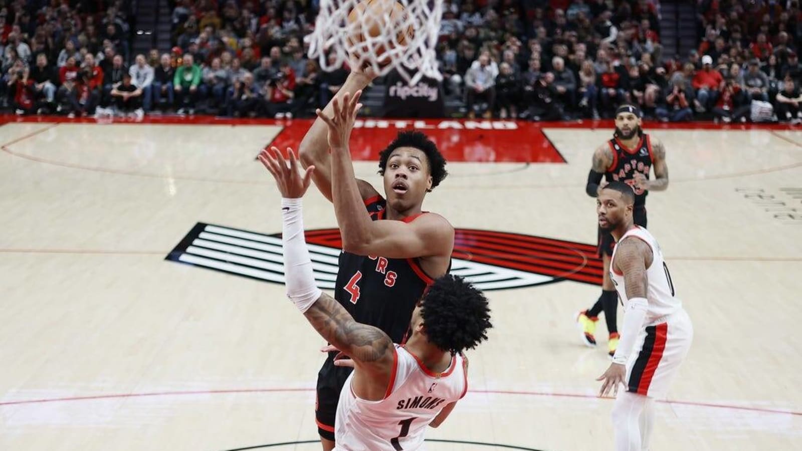 Precious Achiuwa&#39;s career night powers Raptors past Blazers