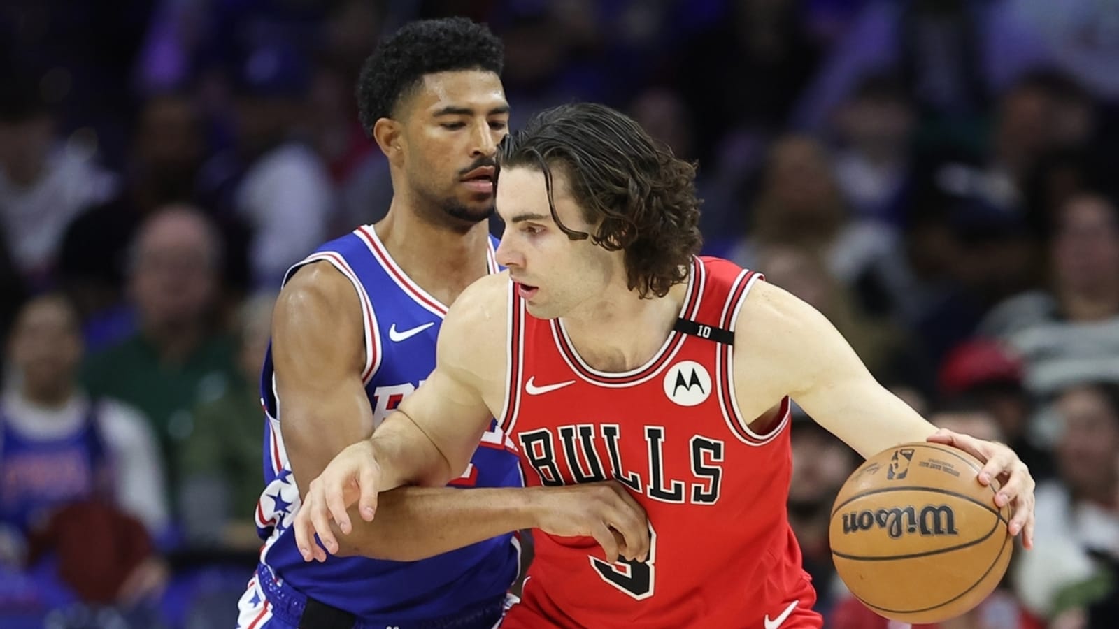 Josh Giddey, Bulls blast 76ers
