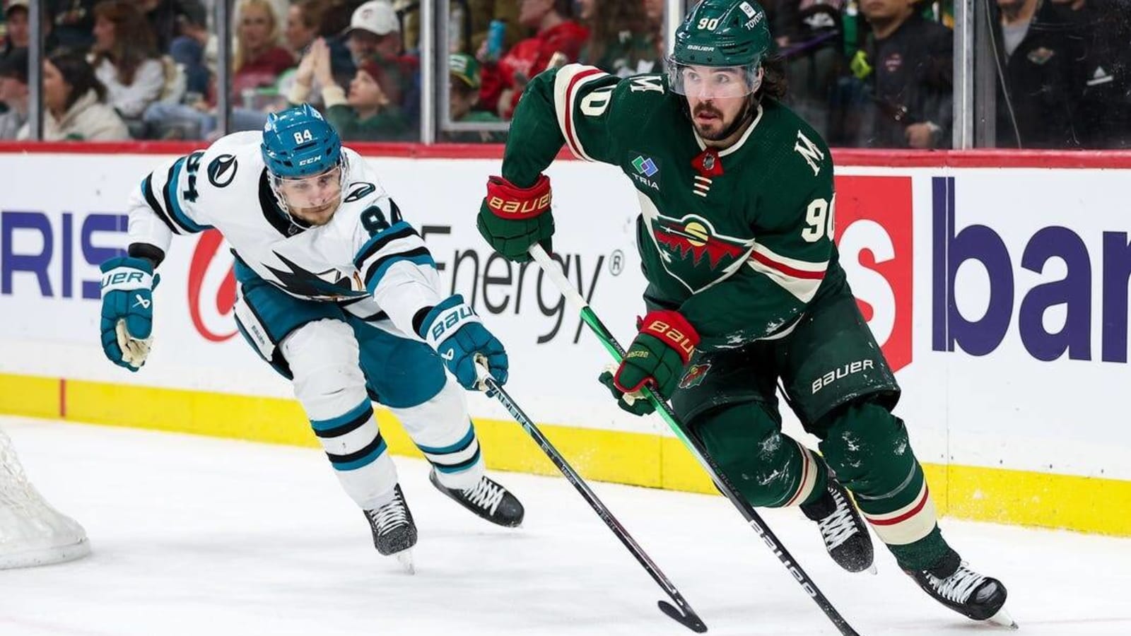 Matt Boldy&#39;s two points lead Wild past Sharks