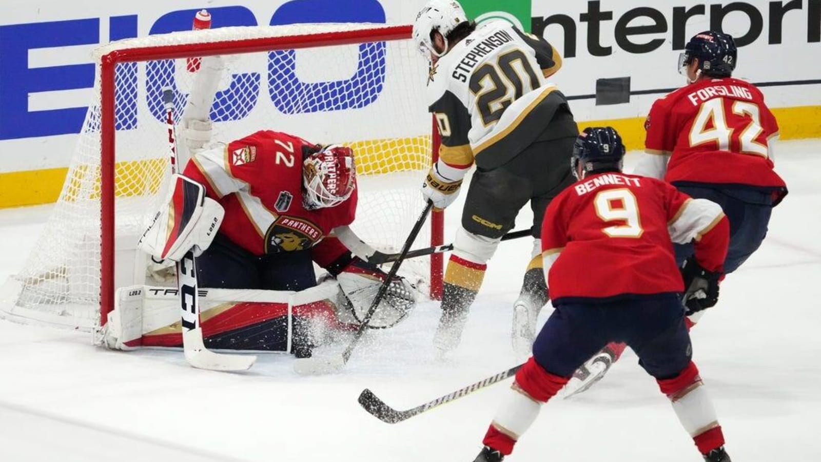 Panthers pull even late in Game 3, top Knights in OT