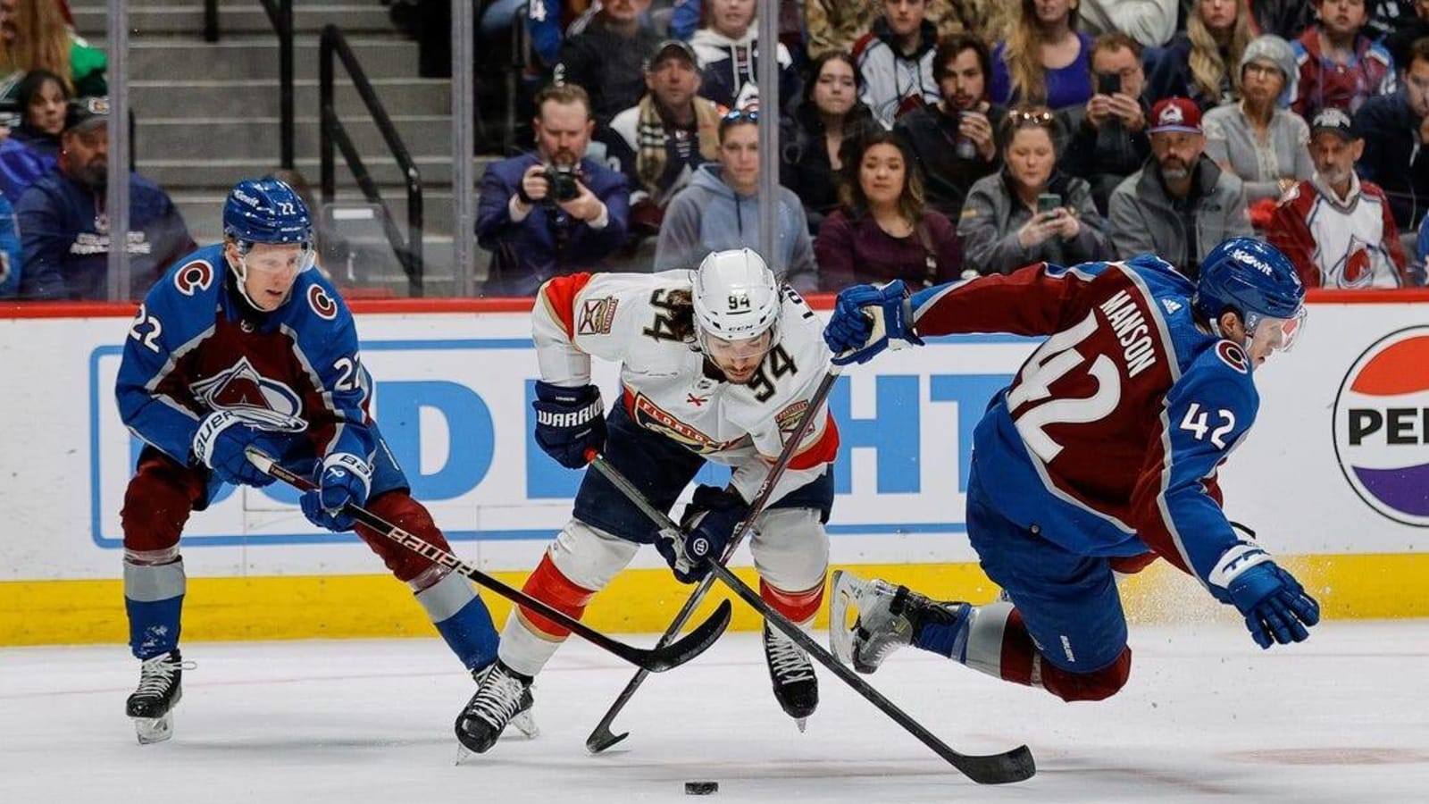 Sam Reinhart&#39;s hat trick helps Panthers sail by Avalanche