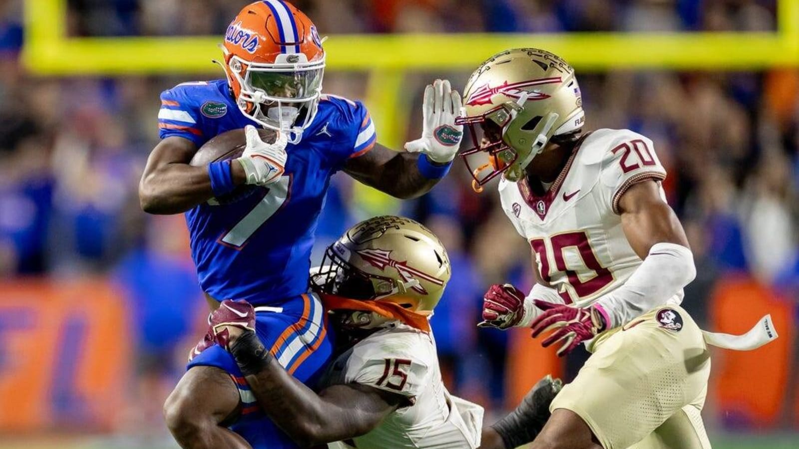 No. 5 Florida State holds off Florida, 24-15