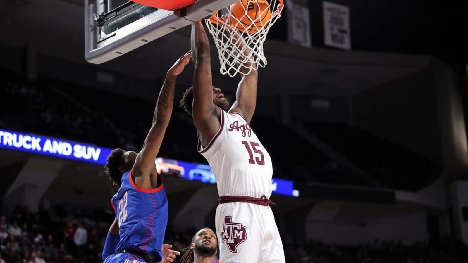 Strong first half propels No. 21 Texas A&M past DePaul