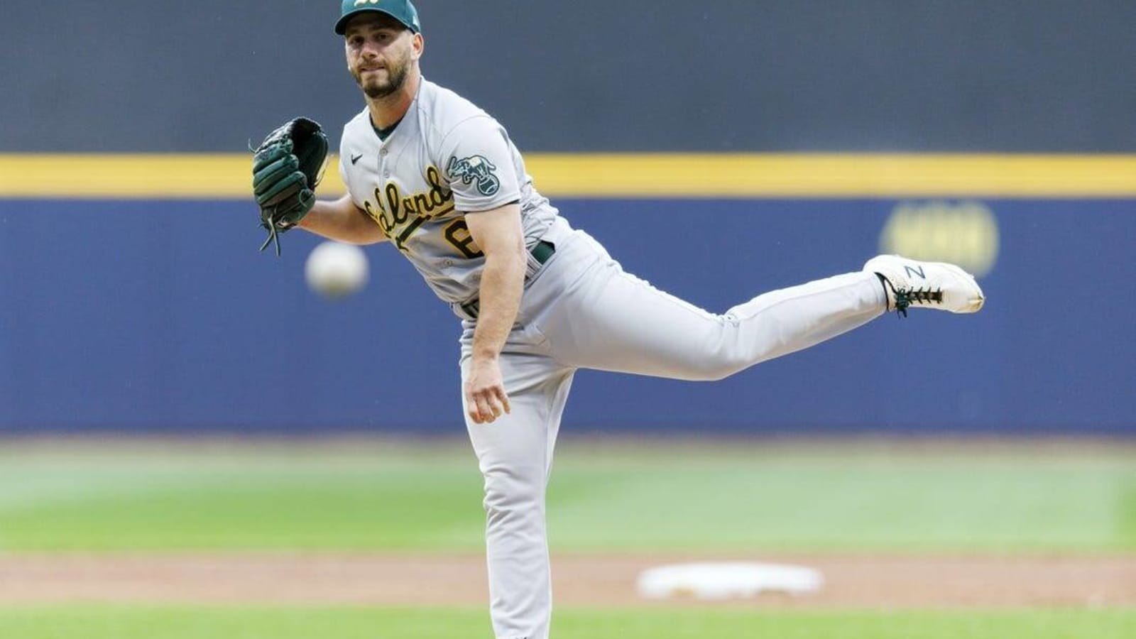 A&#39;s score early, beat Brewers for third straight win