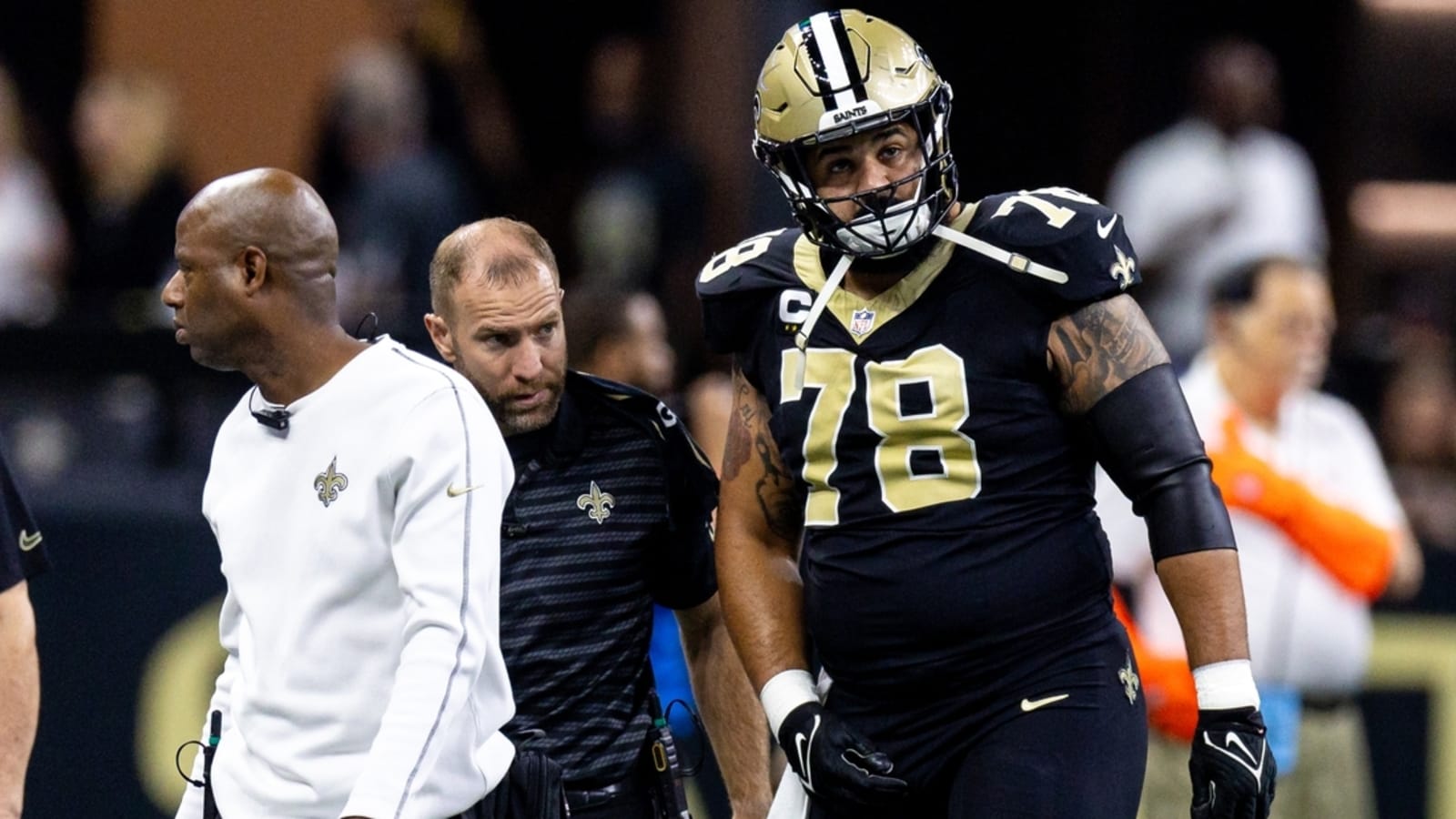 All-Pro OL Lane Johnson of Eagles, Erik McCoy of Saints out with injuries