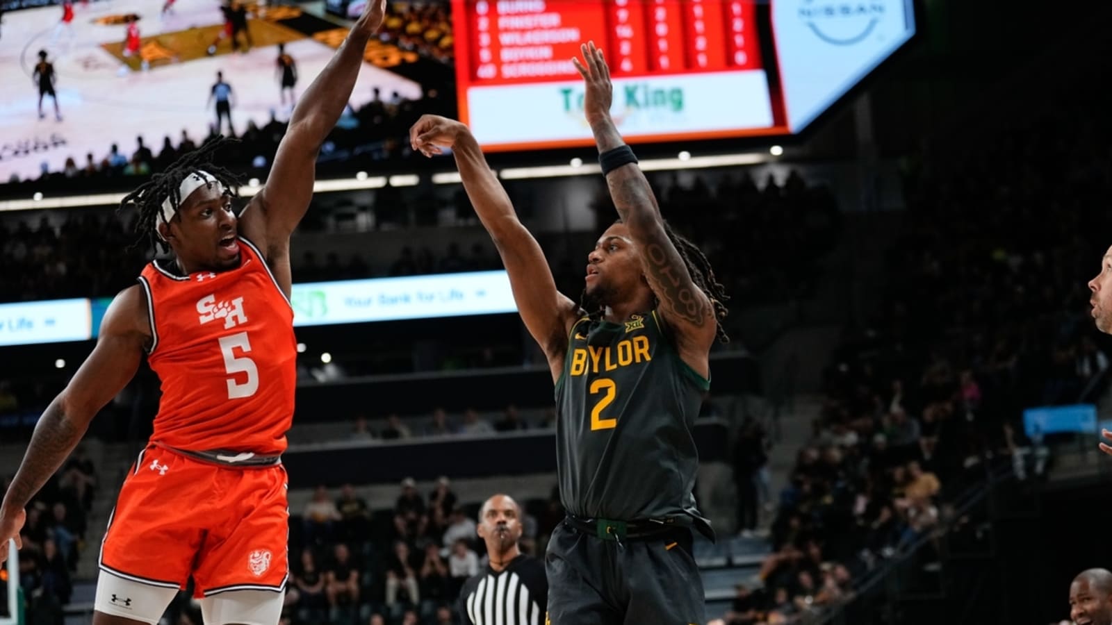 No. 12 Baylor pummels Sam Houston in up-tempo rout