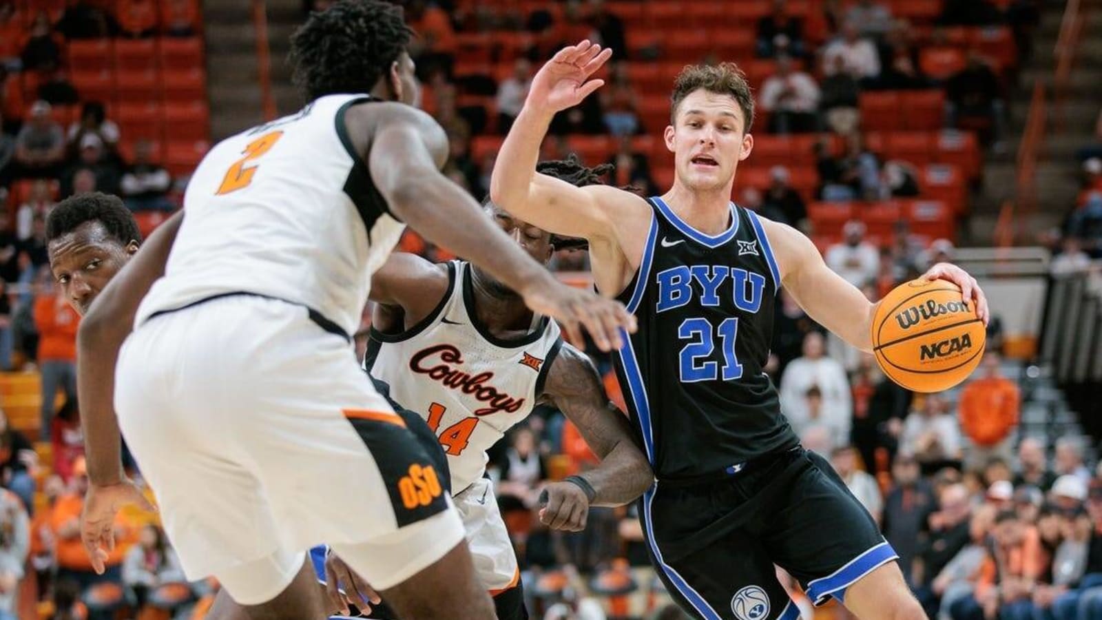 Fousseyni Traore&#39;s 19 points lead No. 20 BYU past Oklahoma State