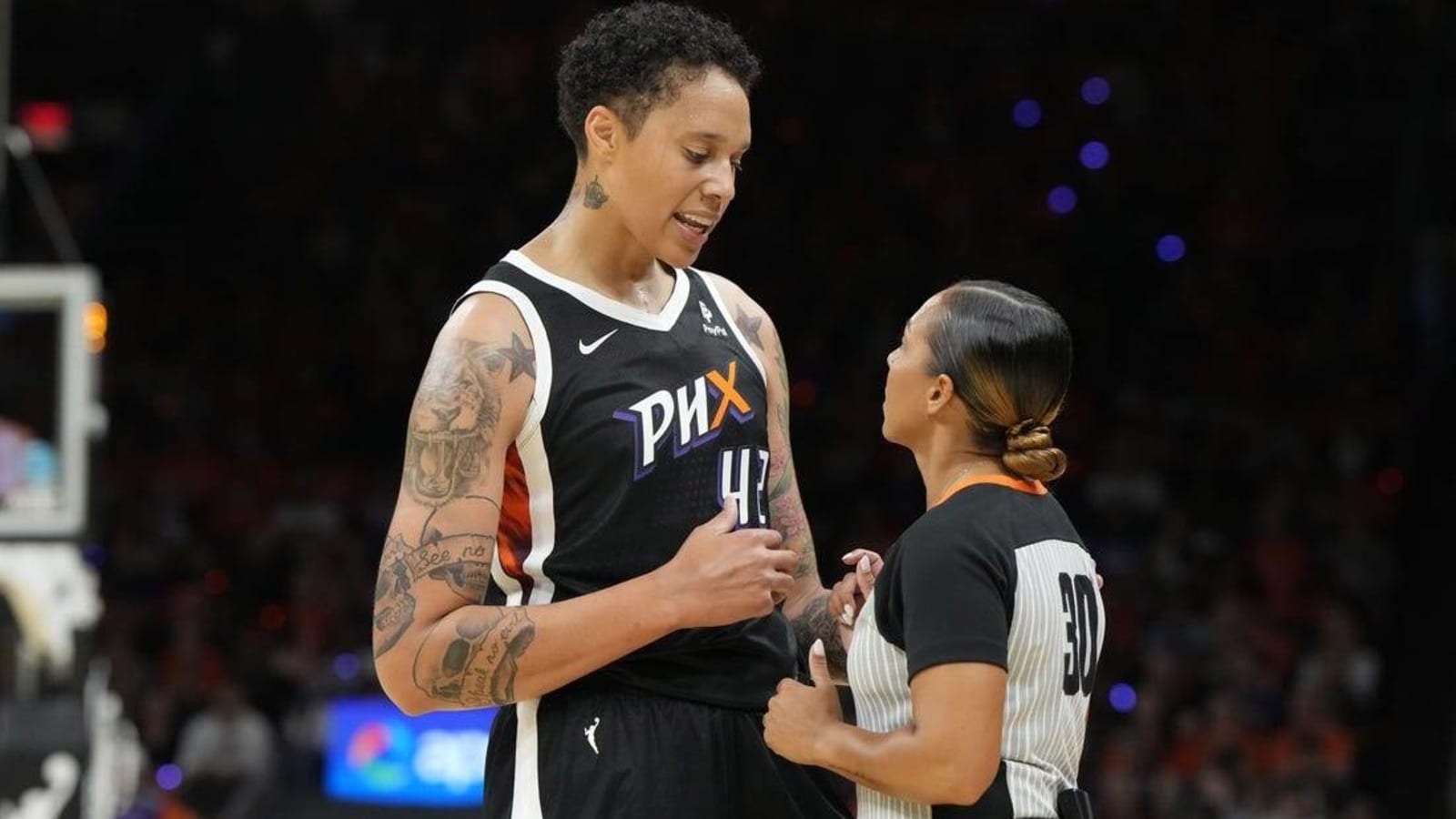 Mercury place Brittney Griner, Megan Gustafson in COVID protocol