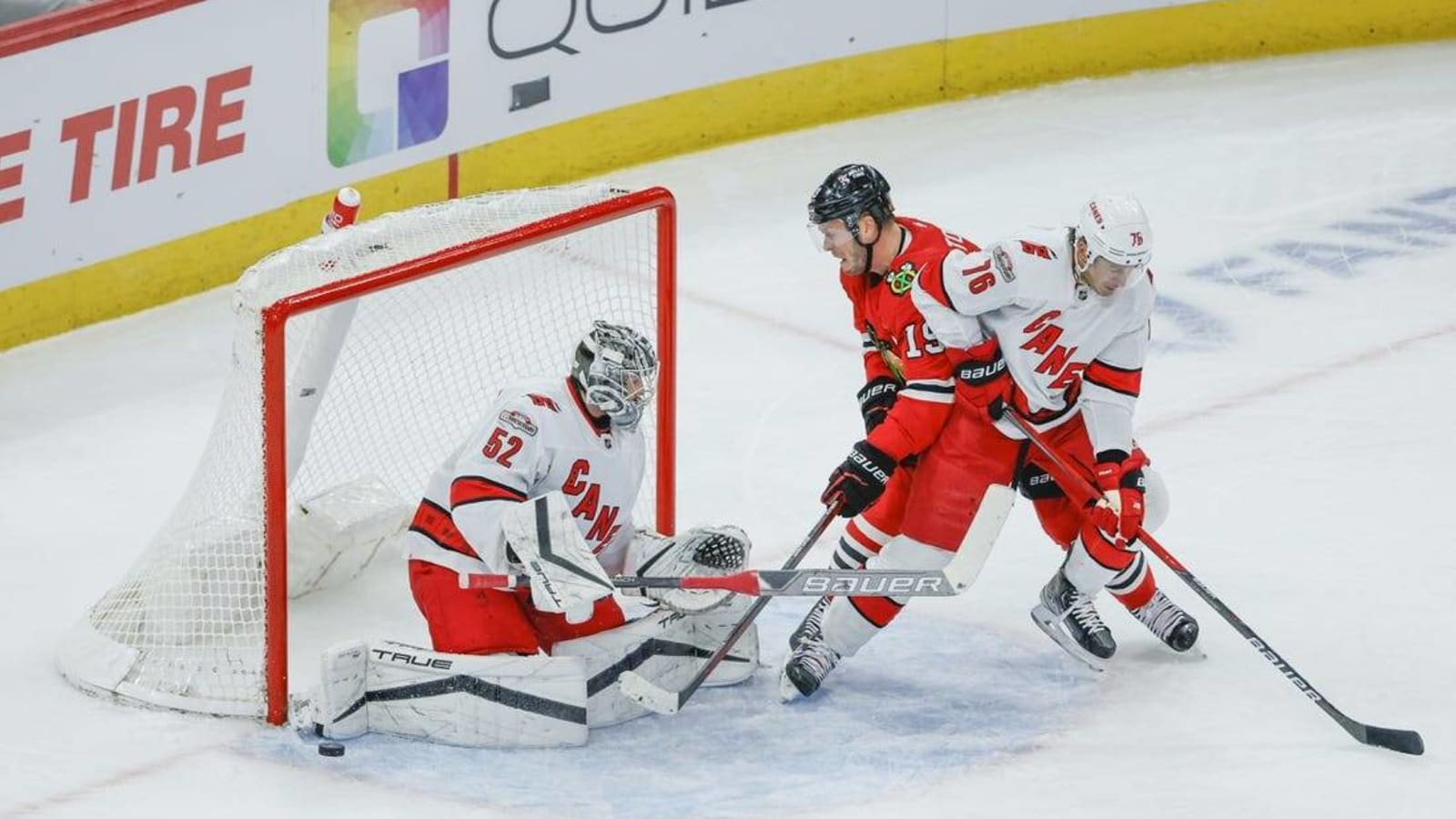 Pyotr Kochetkov, Canes blank Blackhawks