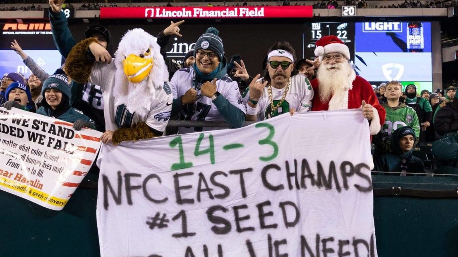 Full NFL playoff picture: Eagles land bye, Dolphins snag wild card