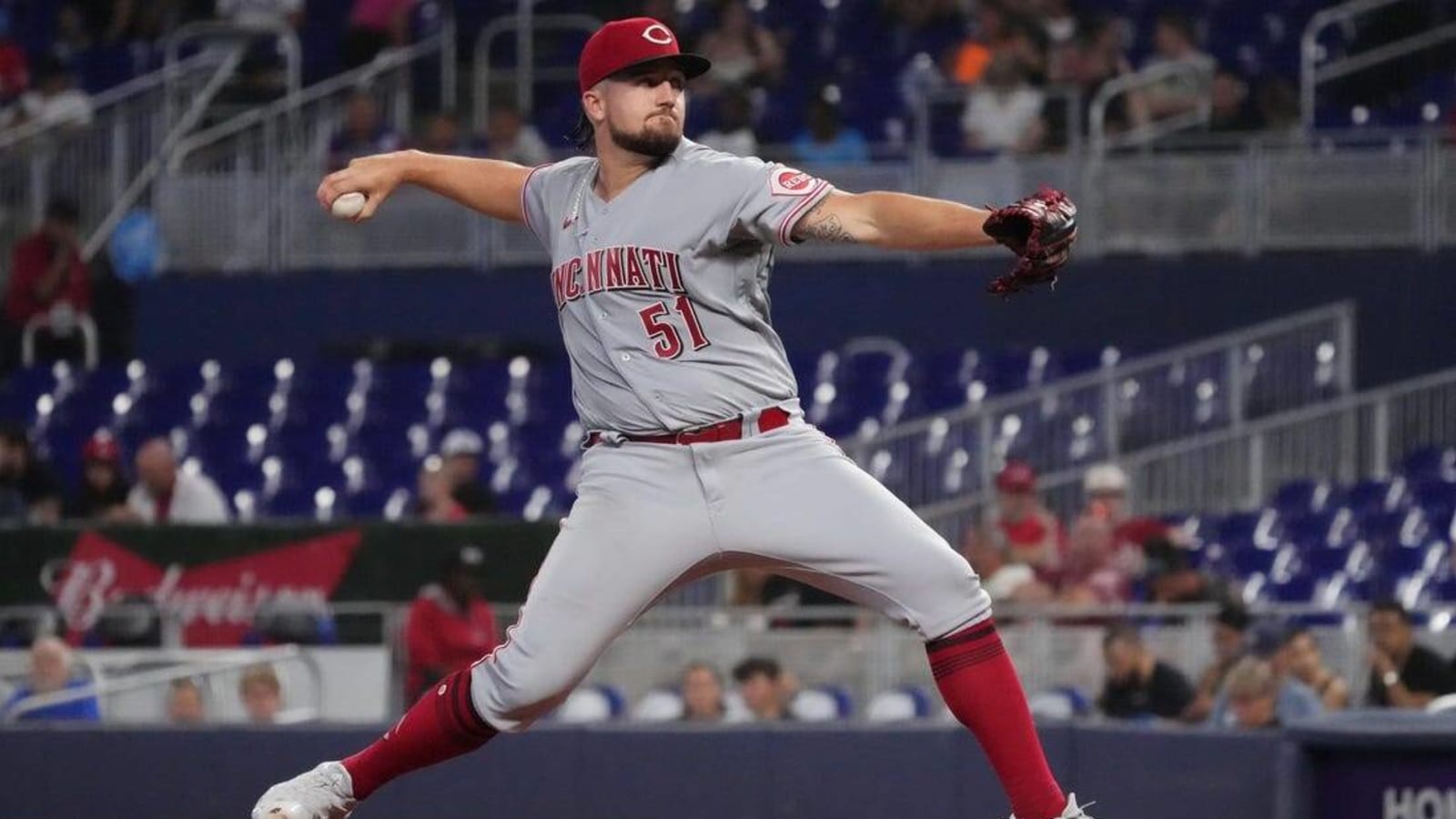 Graham Ashcraft flirts with complete game as Reds top Marlins