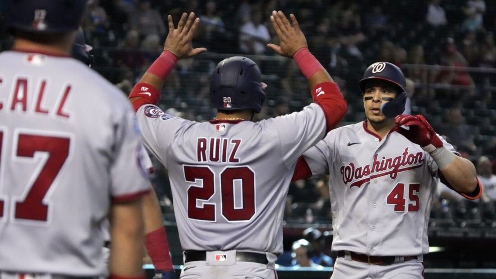 Joey Meneses plays hero as Nationals rally to stun D-backs 9-8