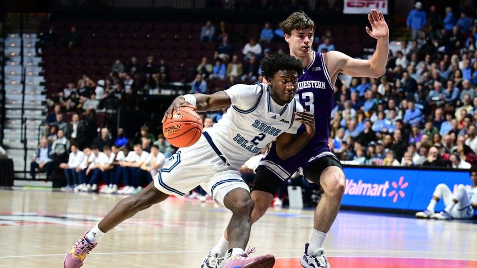 Northwestern too much for Rhode Island, 72-61