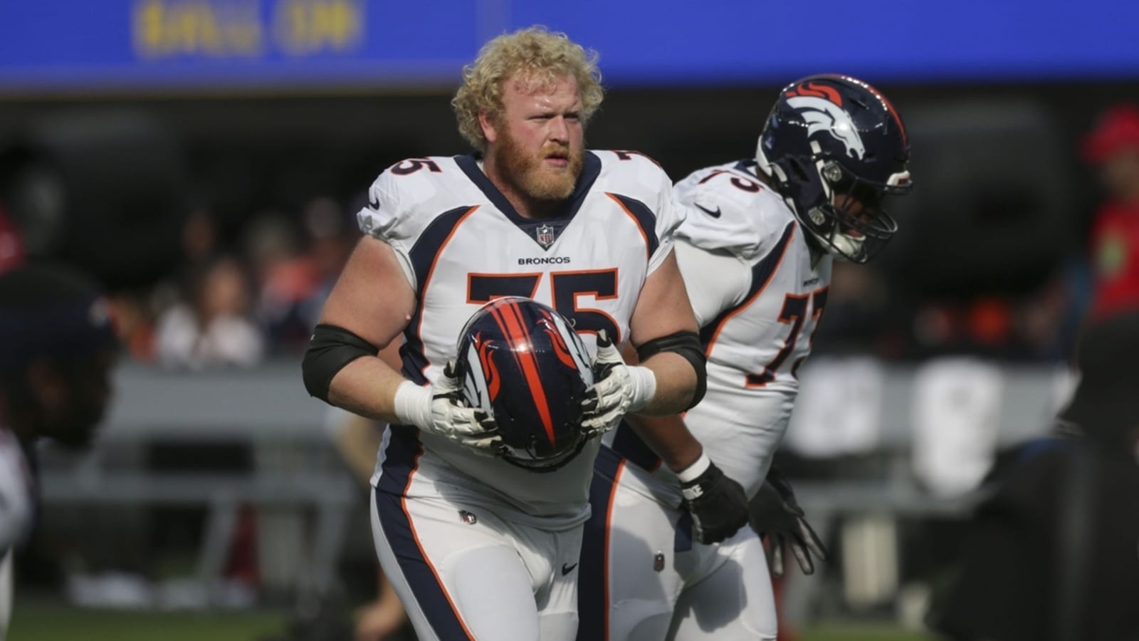 Broncos T Quinn Bailey leaves with air cast on leg