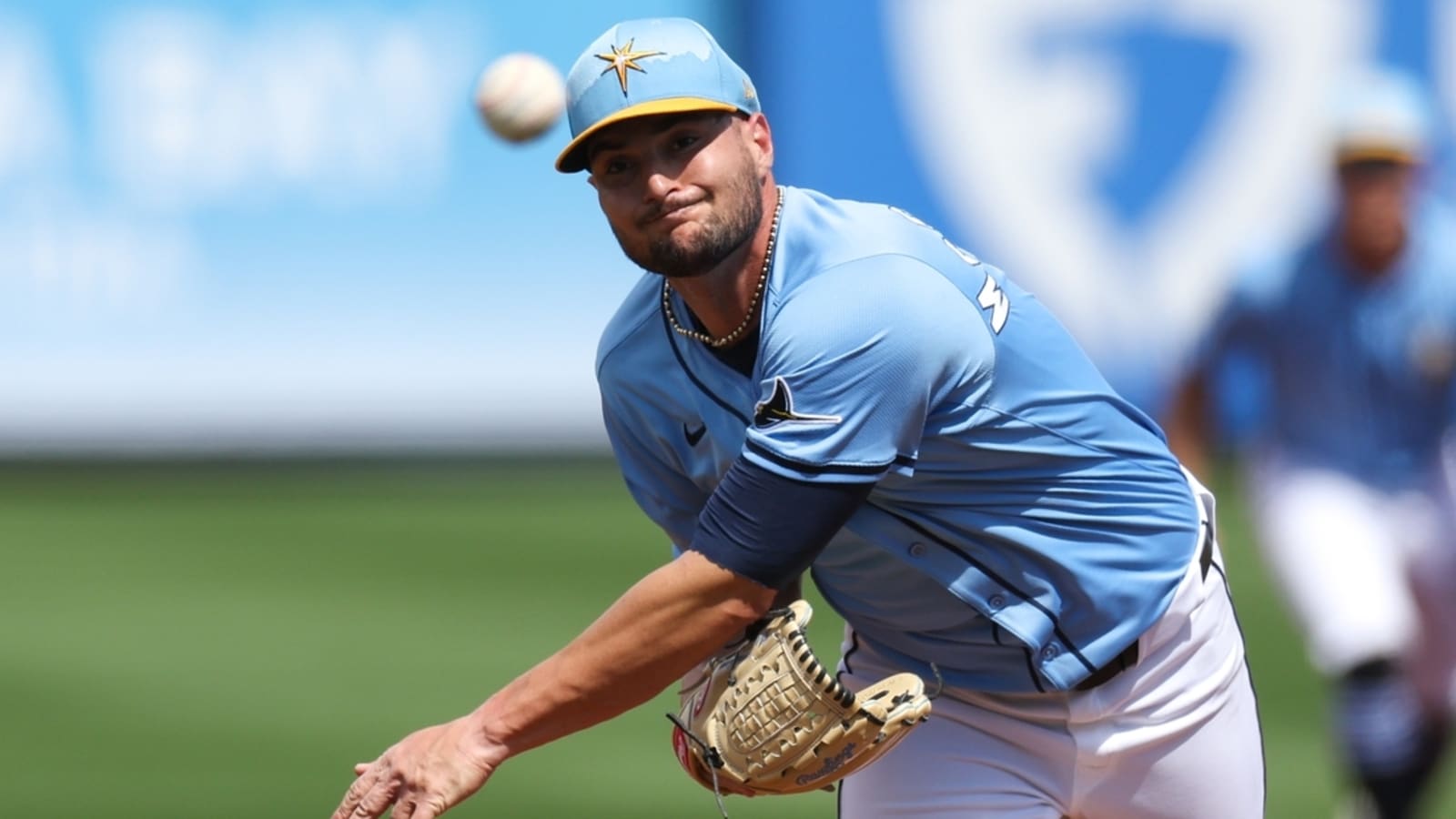 Shane McClanahan produced "pro effort" in first rehab start