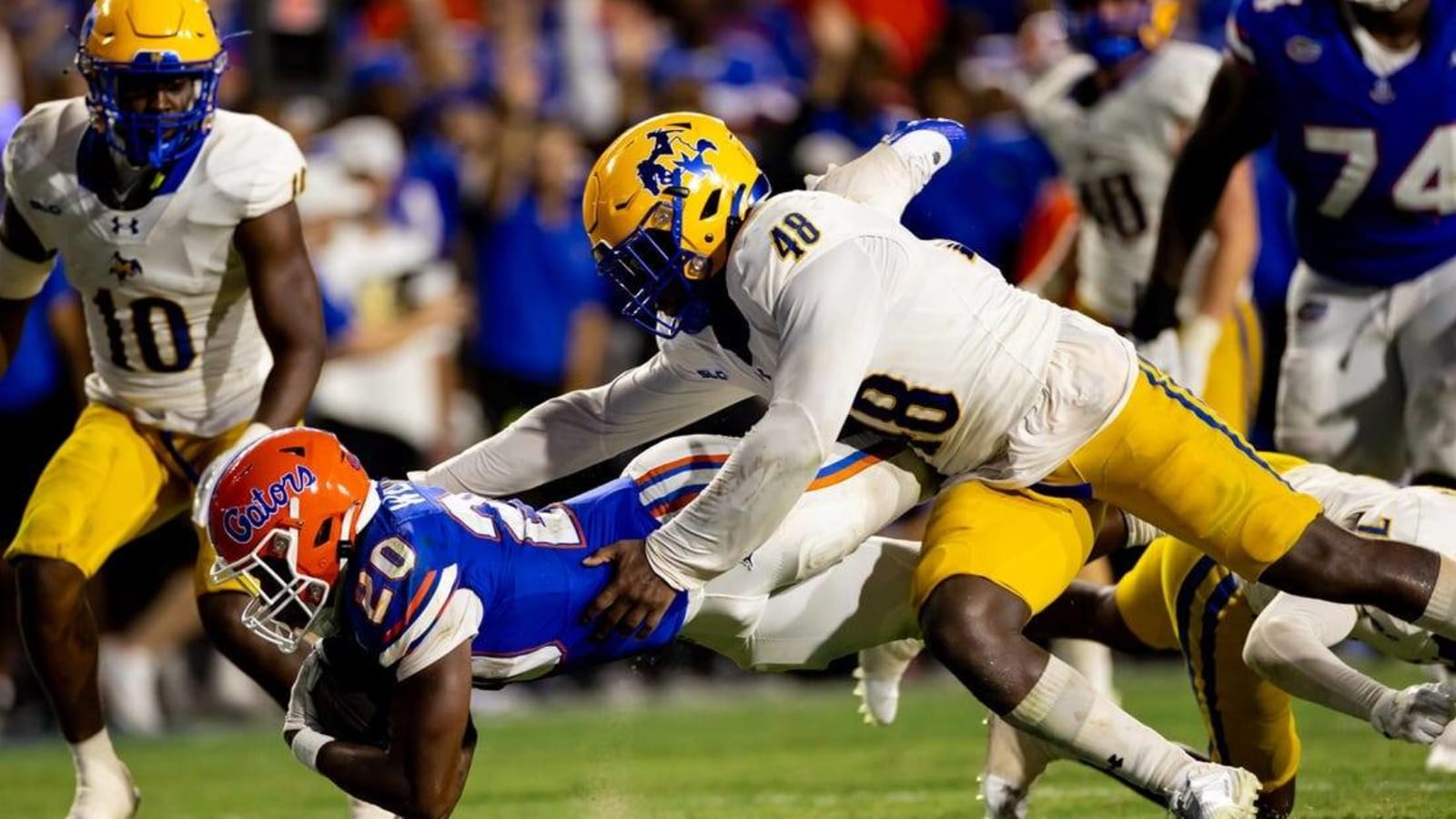 Florida nearly unstoppable in trouncing McNeese