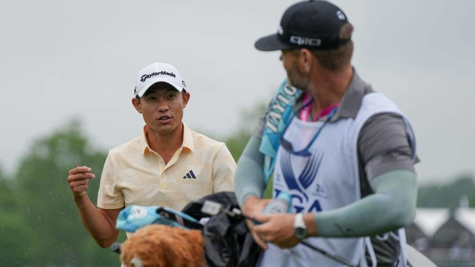 Collin Morikawa uses birdie run to grab PGA Championship lead