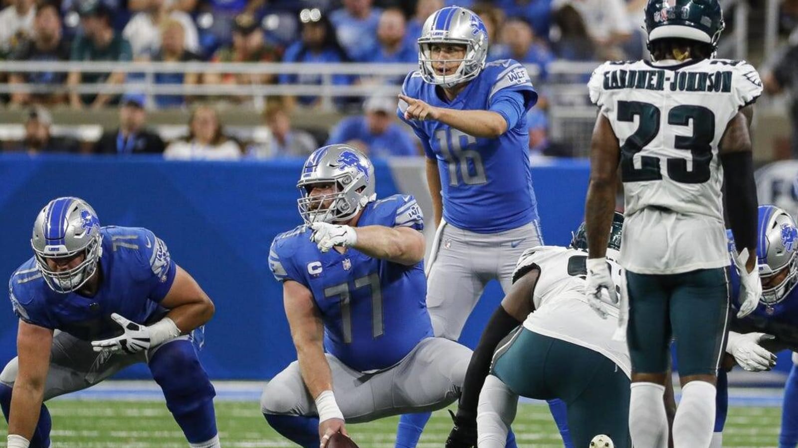 Lions C Frank Ragnow to miss game vs. Commanders