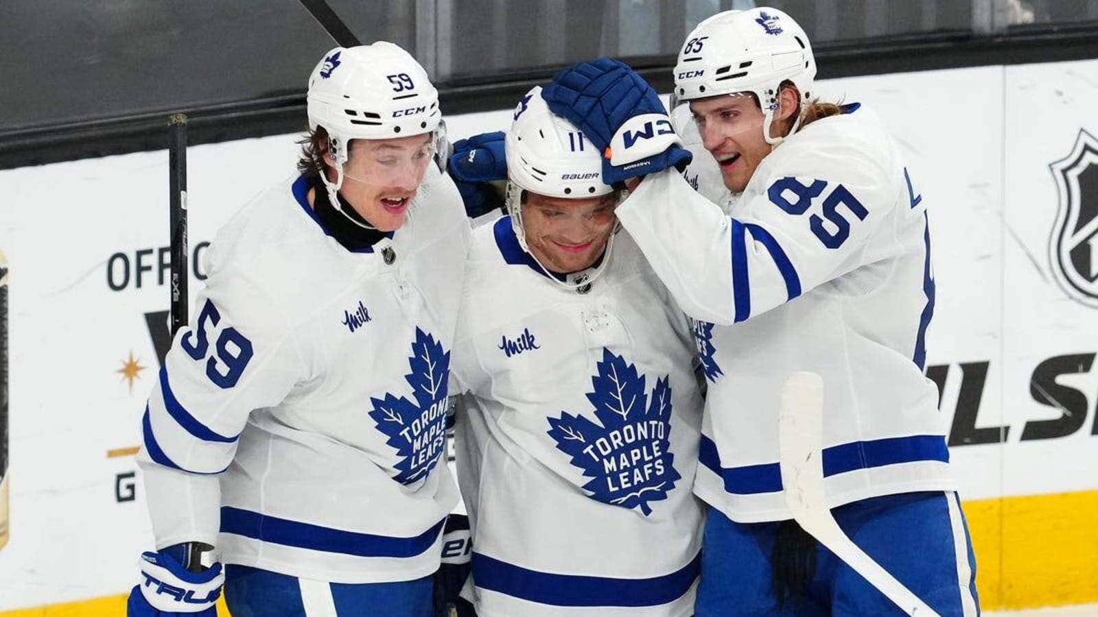 Maple Leafs get off to fast start, beat Knights for 6th straight win ...