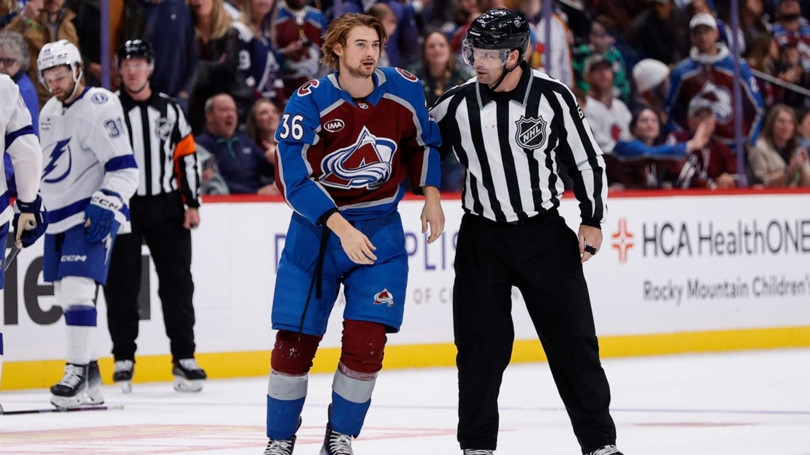 Avs rookie Matt Stienburg facing discipline for charging