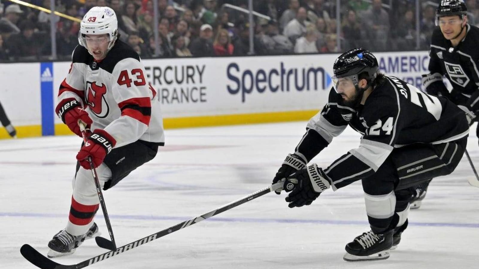 Phillip Danault&#39;s hat trick carries Kings past stumbling Devils