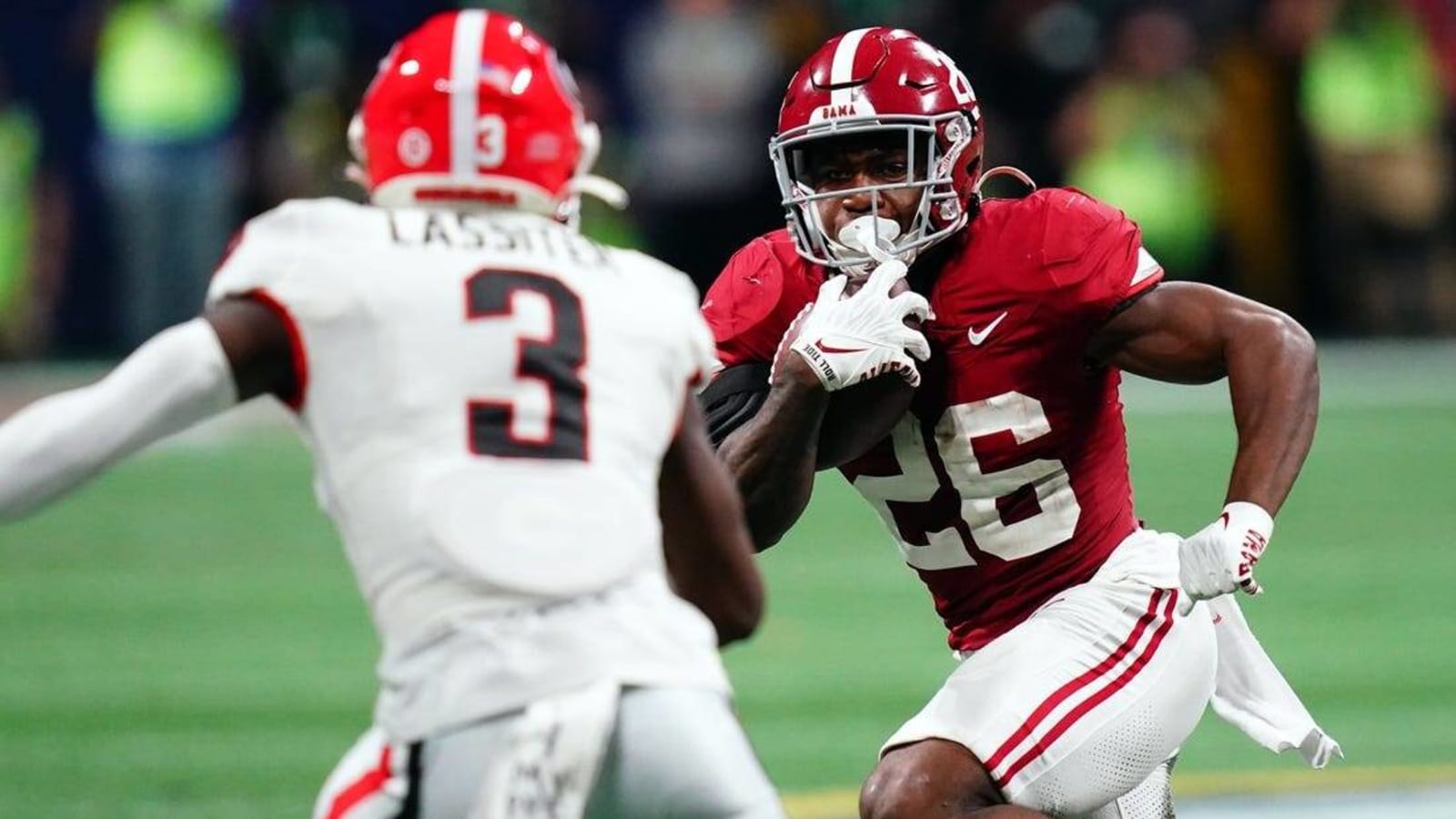 No. 8 Alabama upends No. 1 Georgia 27-24 to claim SEC title