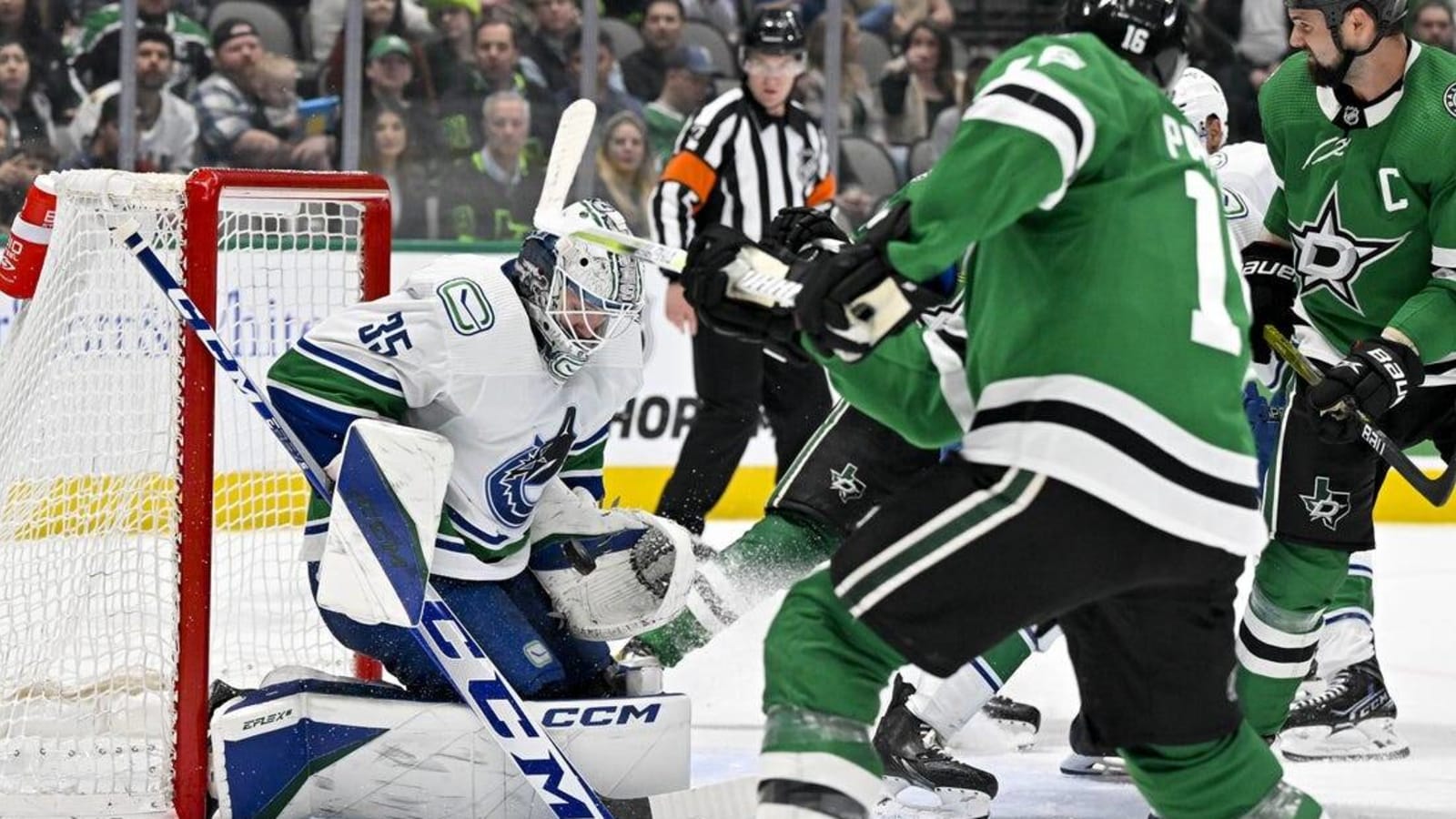 Thatcher Demko wins in return as Canucks top Stars in OT