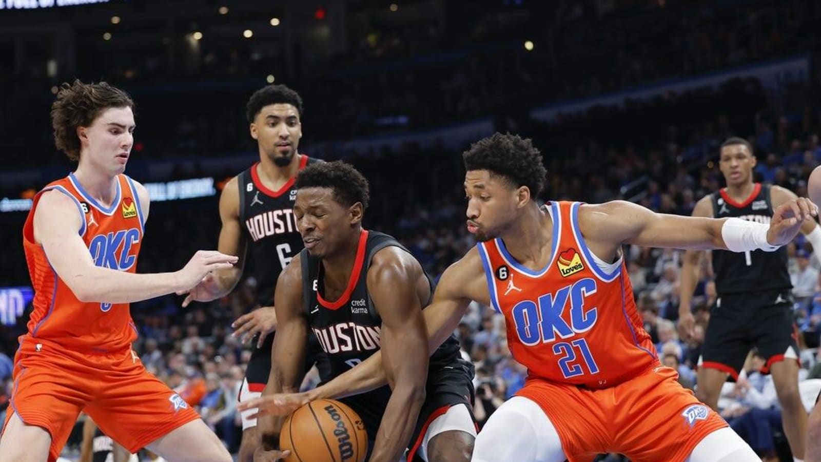 On home court, Thunder dominate Rockets for 2nd straight time