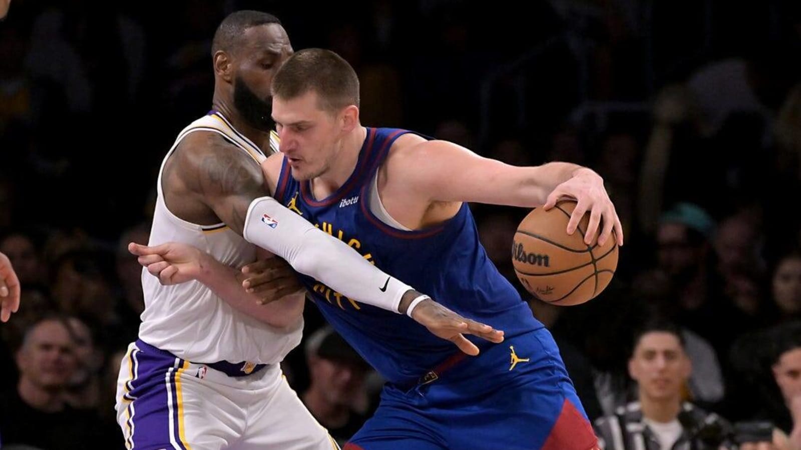 Nuggets topple Lakers, spoil LeBron’s record-setting night