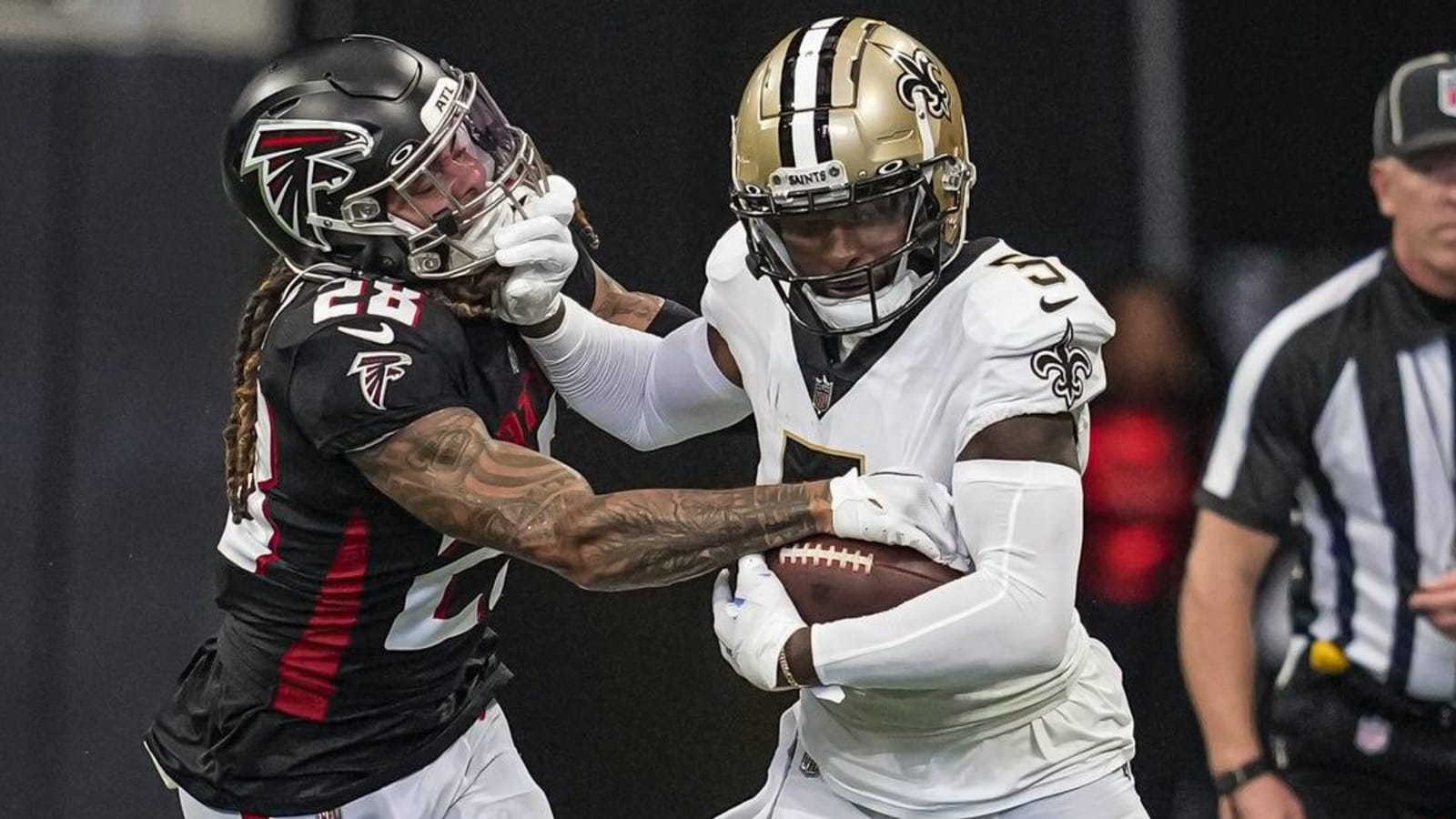 Saints beat Falcons, 27-26, on late field goal