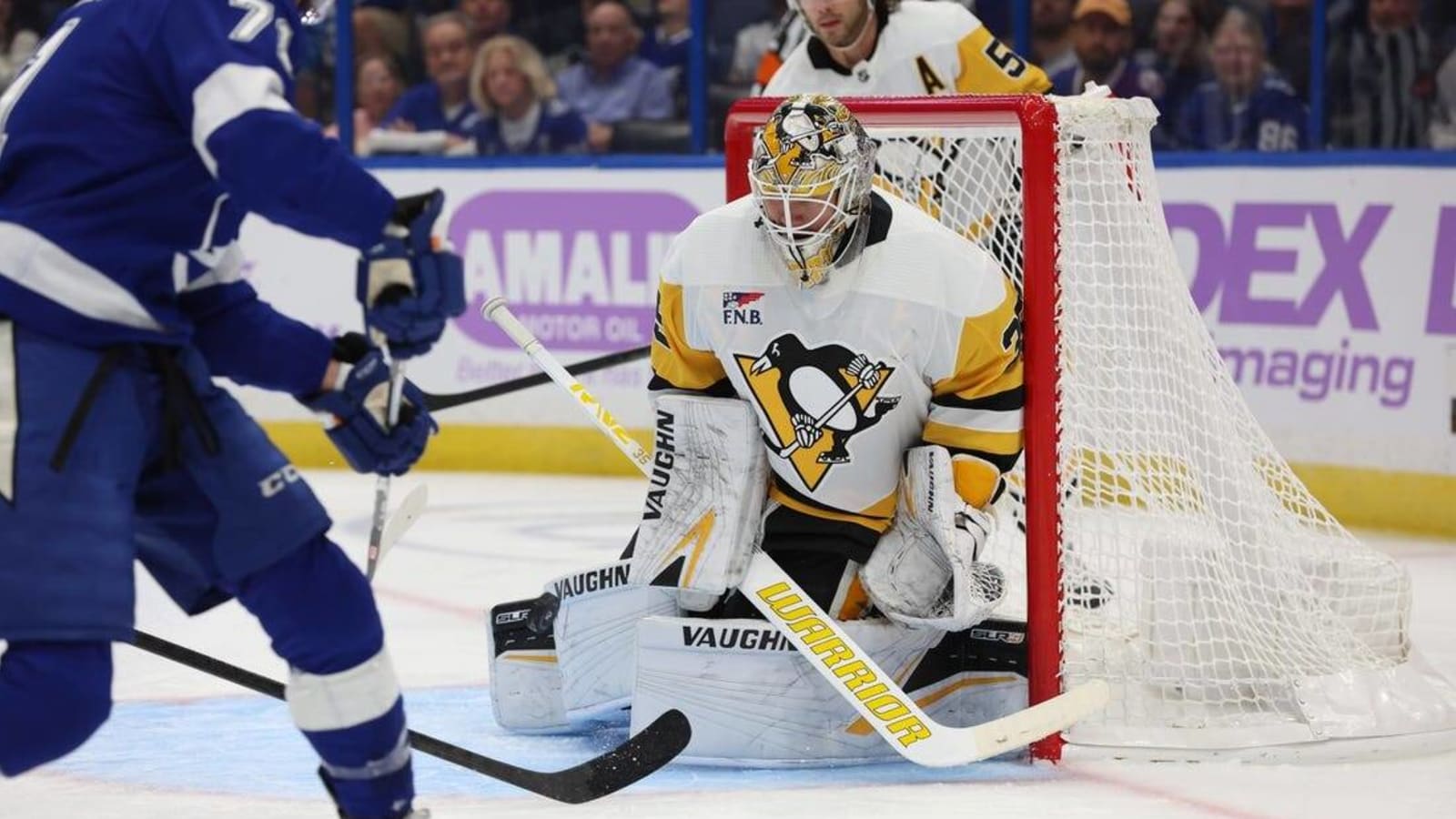 Penguins rally past Lightning; G Tristan Jarry scores goal