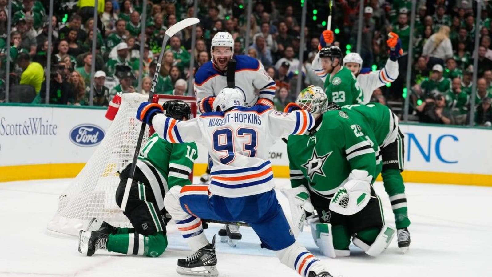 Ryan Nugent-Hopkins, Oilers take series lead over Stars