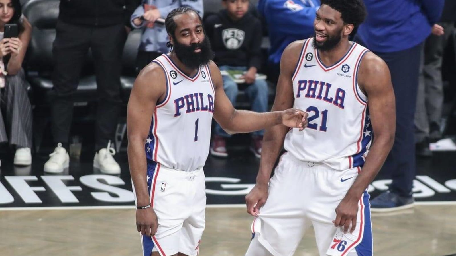 Joel Embiid: James Harden not a distraction in camp