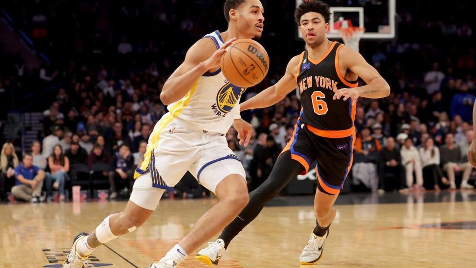 Knicks wallop Warriors for eighth straight win