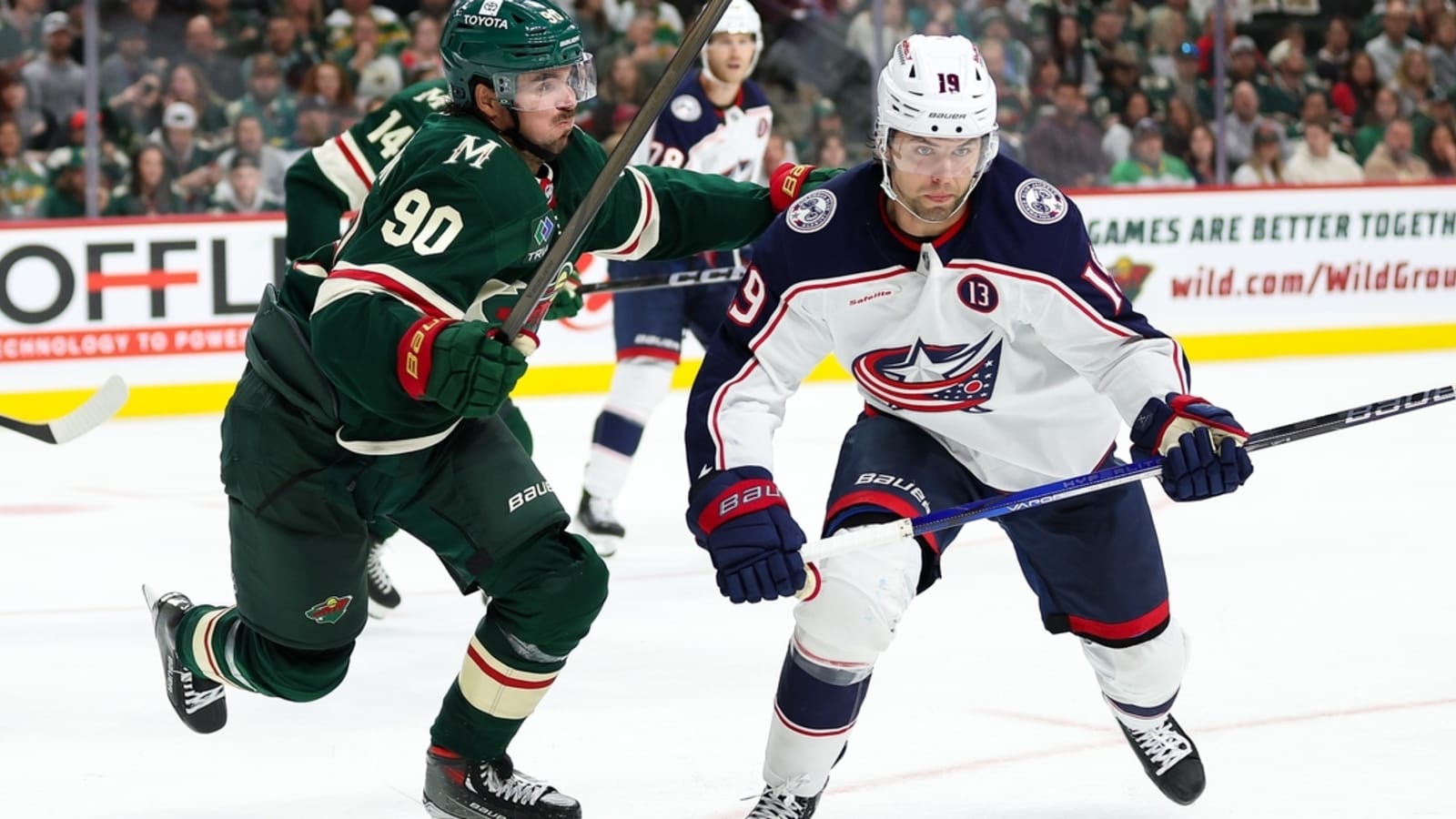 Matt Boldy&#39;s 3 points help Wild edge Jackets in opener