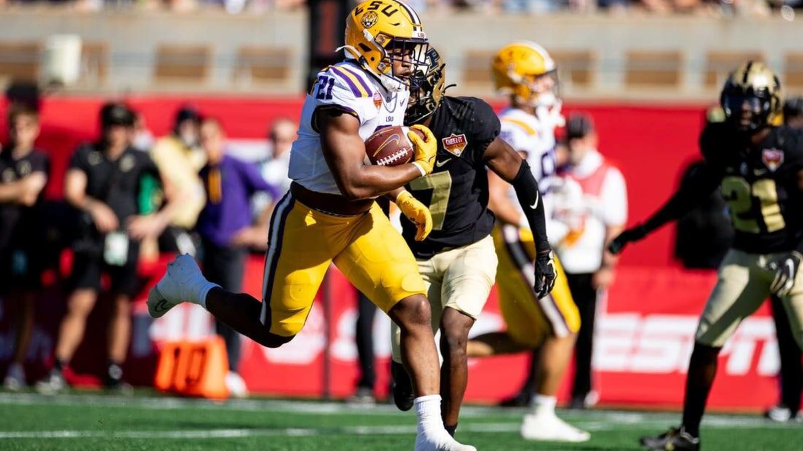 No. 17 LSU pounds Purdue 63-7 in Citrus Bowl blowout