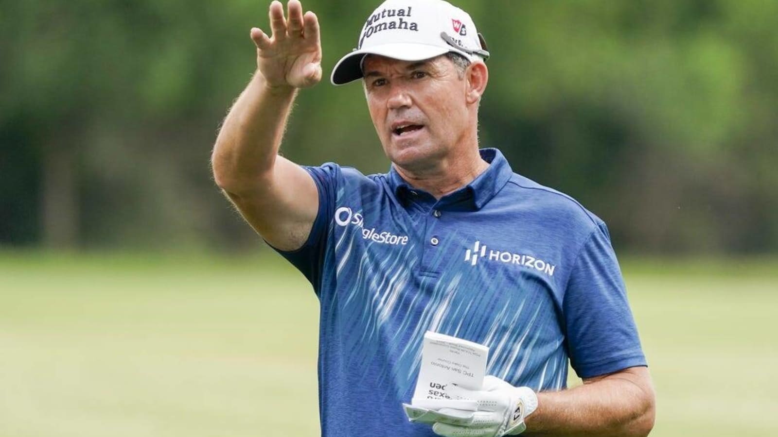 Padraig Harrington among clubhouse leaders at suspended Texas Open