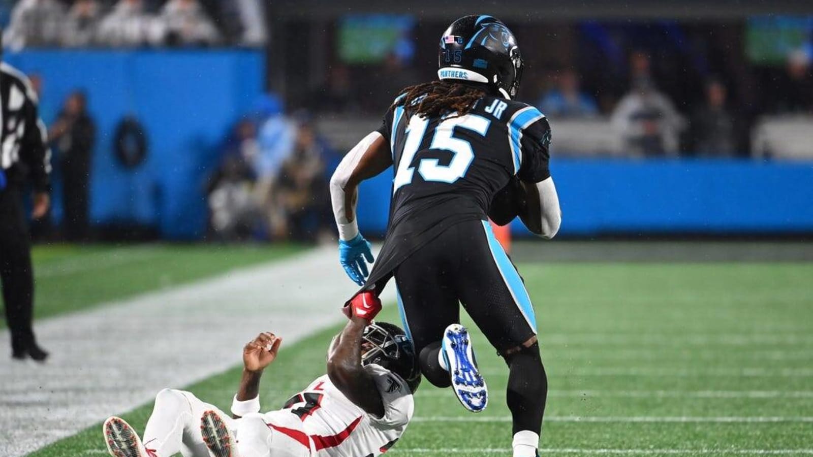 D&#39;Onta Foreman, Panthers run all over Falcons