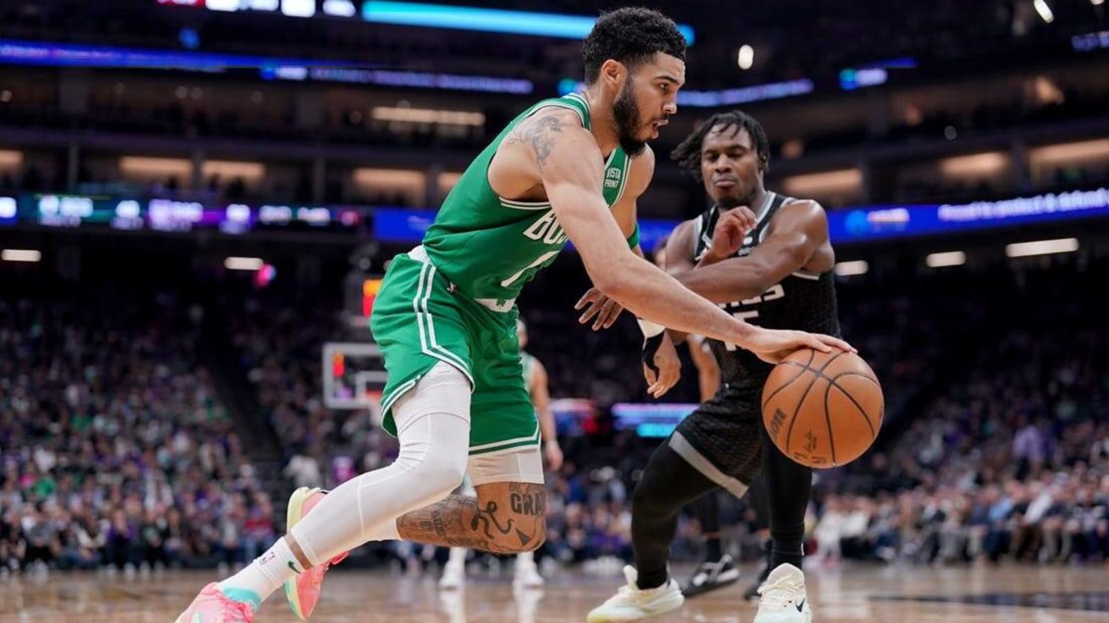 Celtics lean on All-Star duo to blast Kings