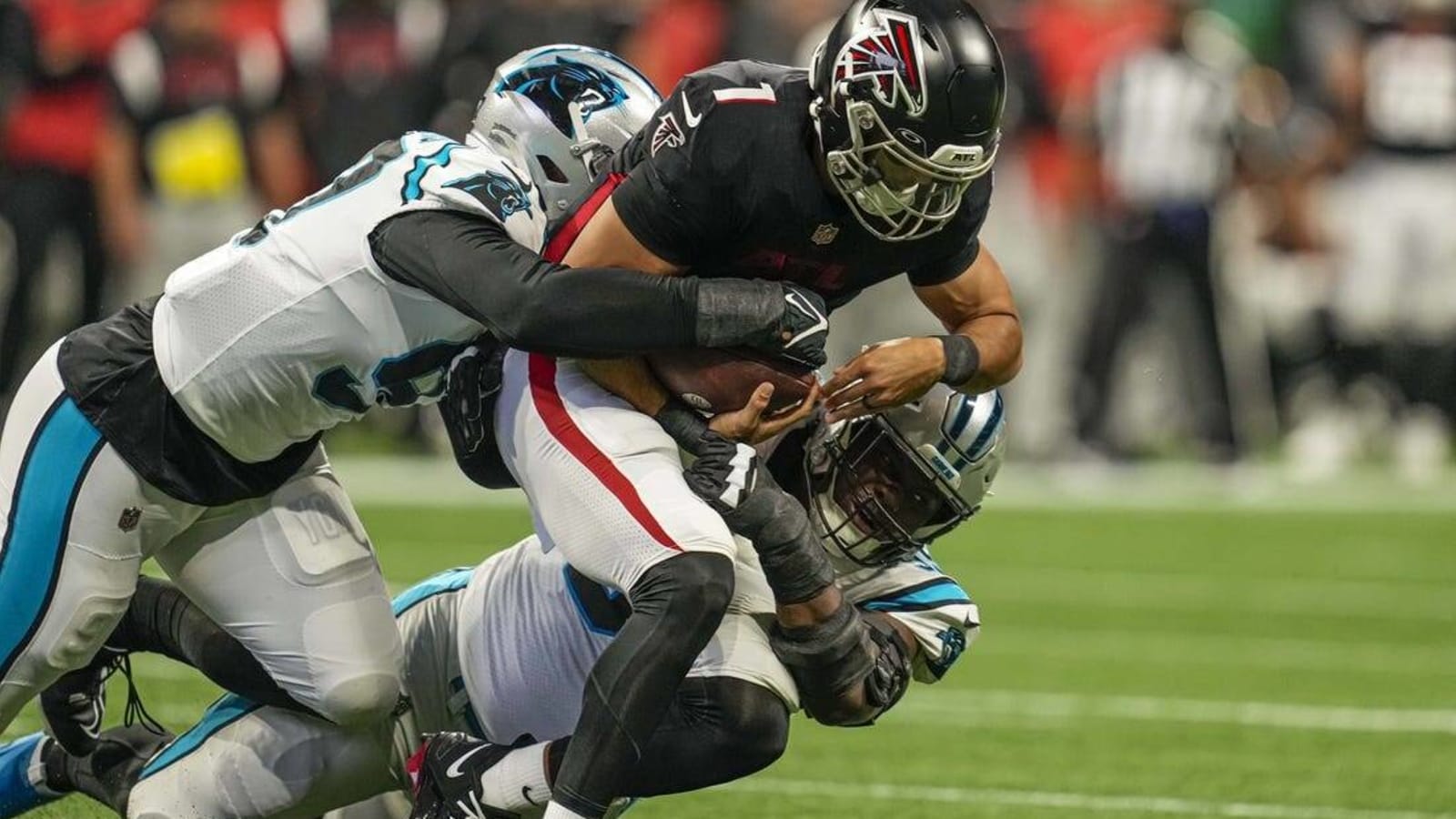 Falcons edge Panthers in wild overtime finish