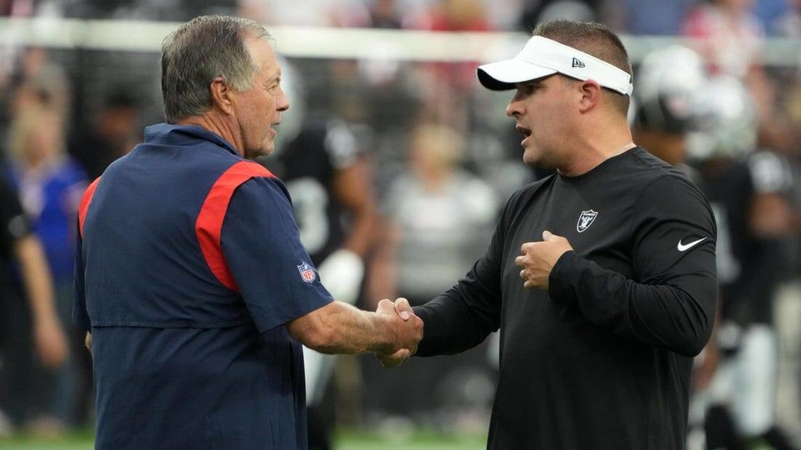 Patriots try to heat up vs. Raiders in coach, mentor matchup