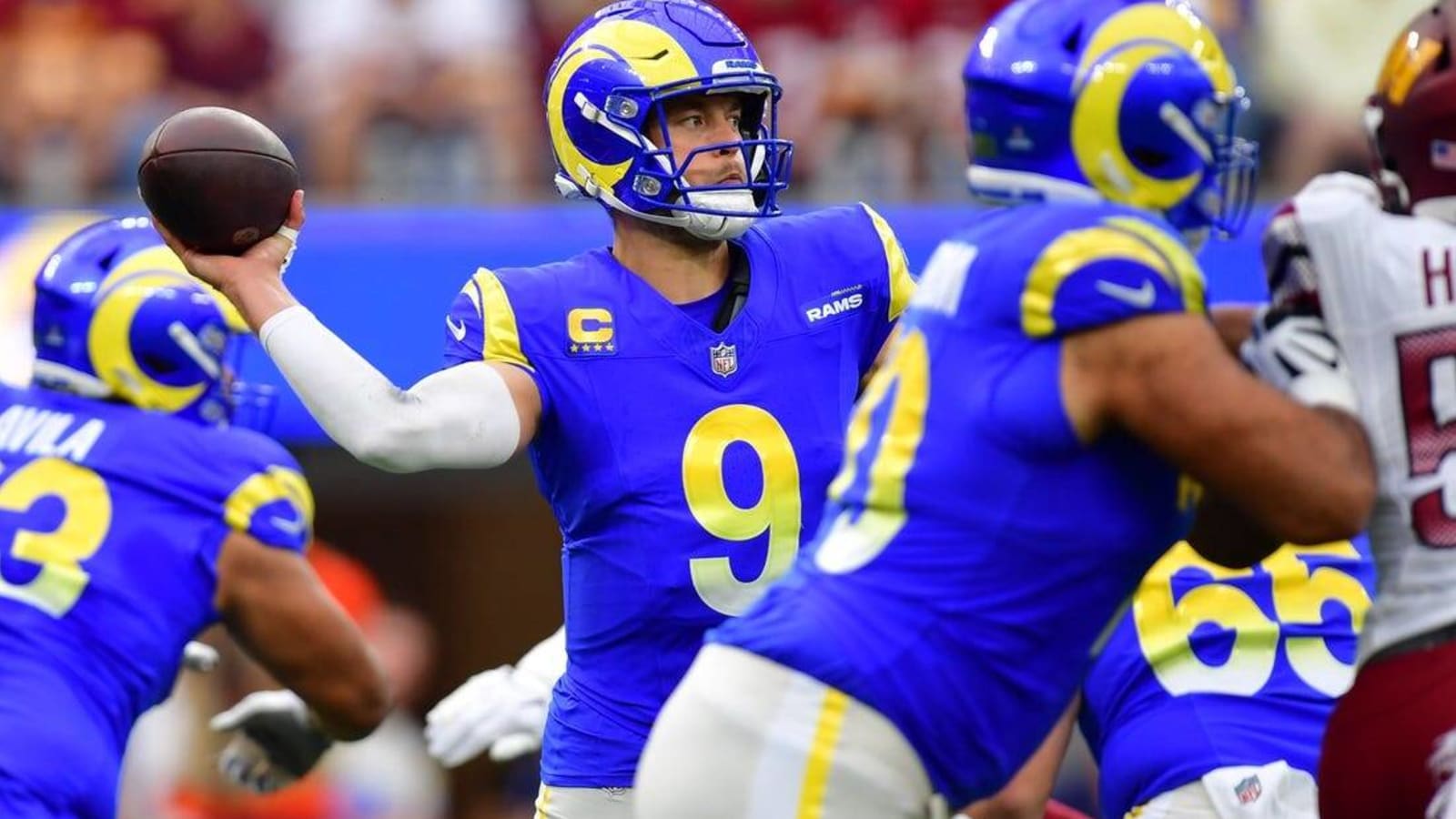 Matthew Stafford, Rams too strong for skidding Commanders