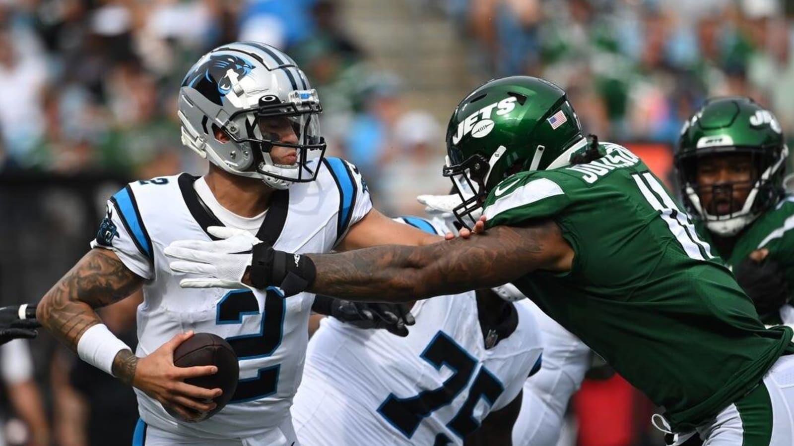 Jets lean on defense to blow out Panthers