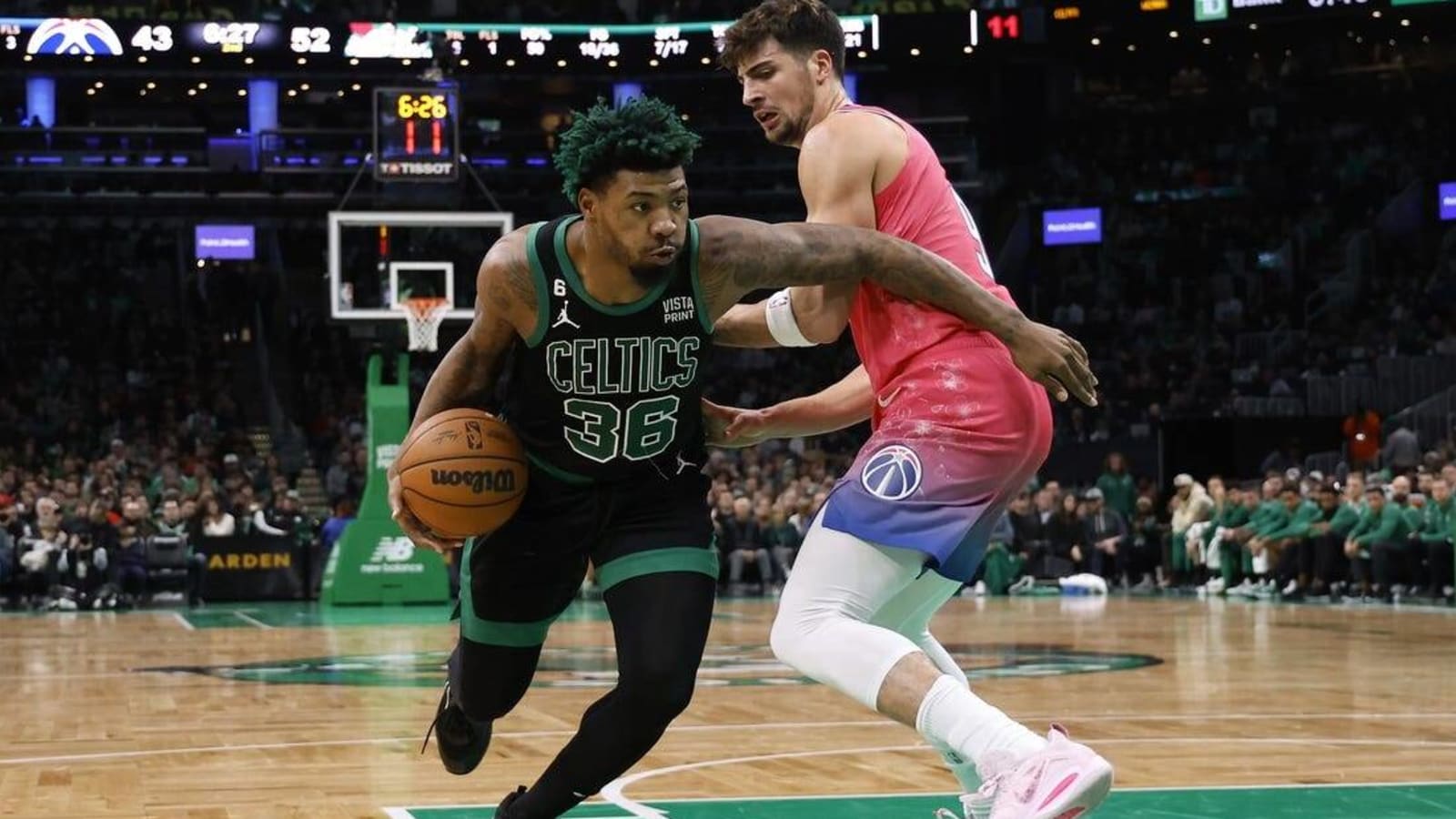 Celtics knock off Wizards, stay scorching at home