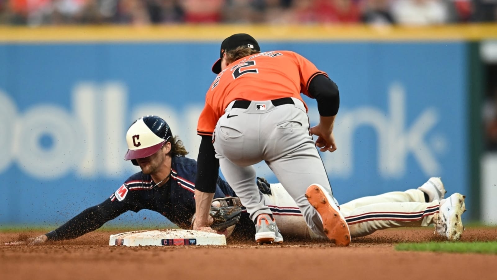 O&#39;s pull away late, halt Guardians&#39; win streak