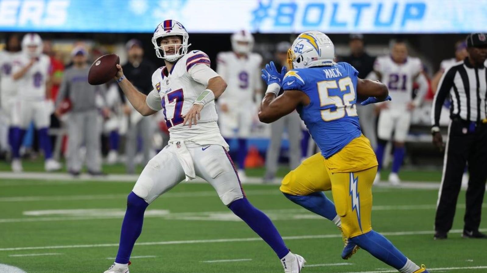 Bills close on clinching clinching playoff spot while Patriots face questions