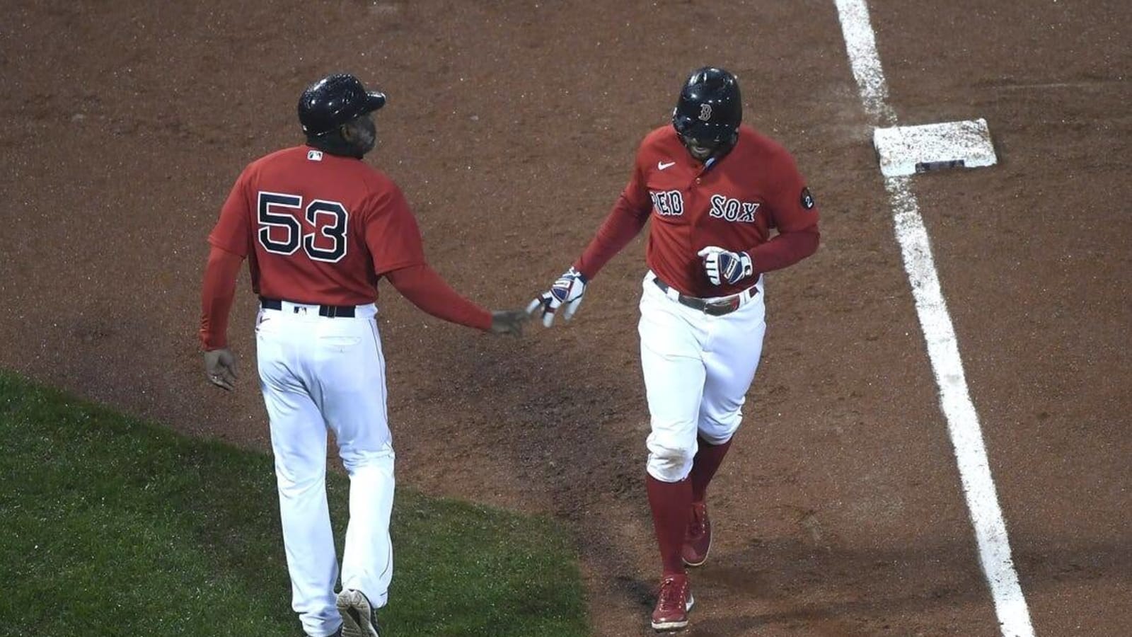 Xander Bogaerts hits grand slam, Red Sox top Rays in truncated game