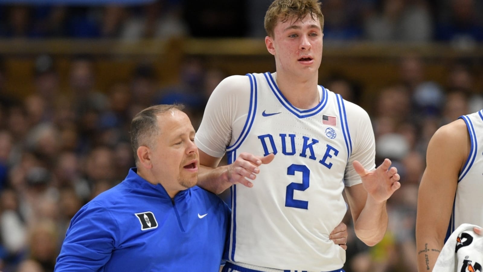 No. 2 Duke deals with Cooper Flagg injury scare in rout of Florida State