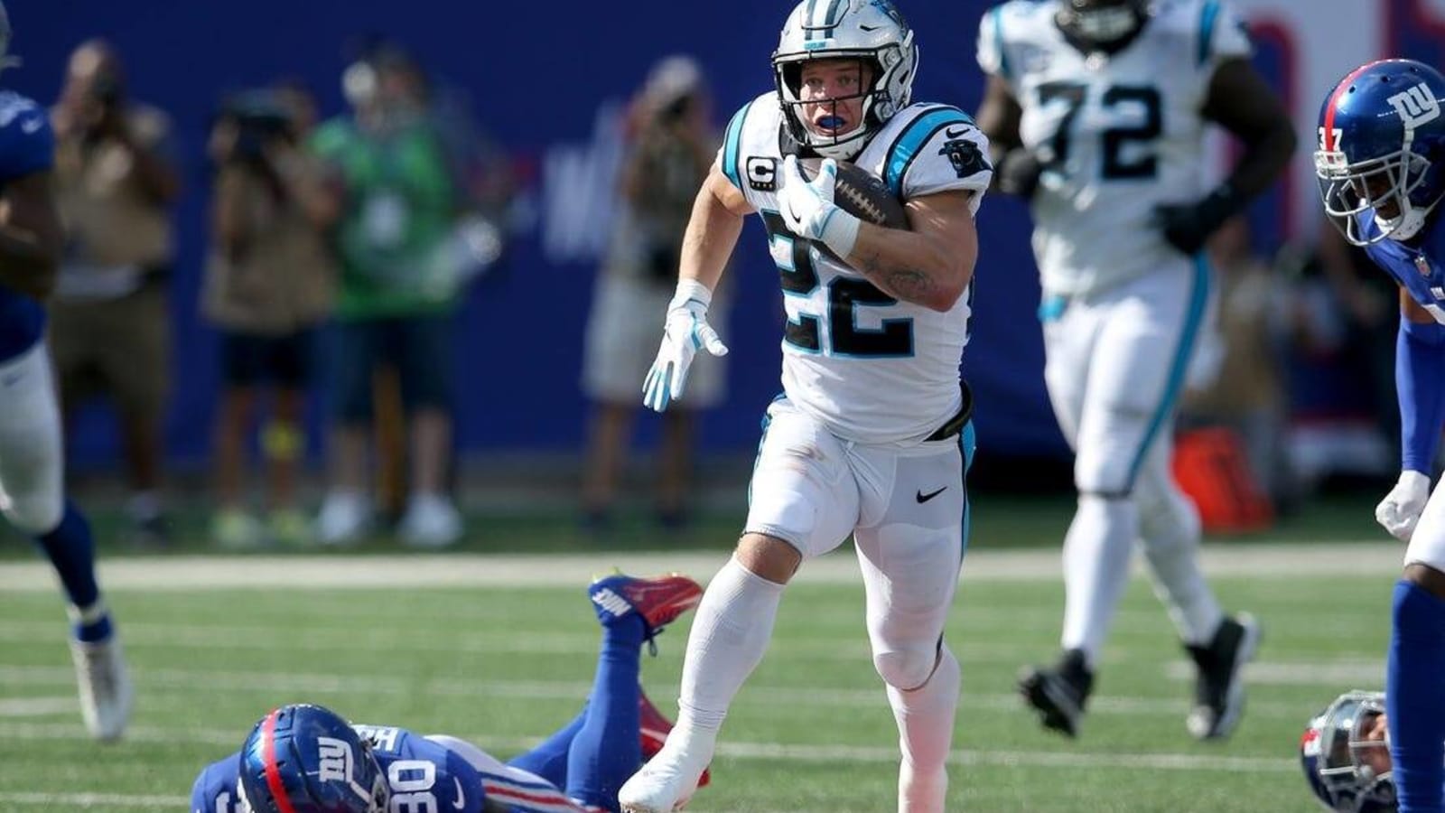 Panthers RB Christian McCaffrey questionable vs. Cardinals